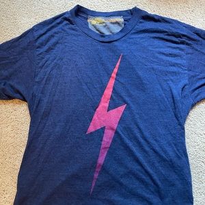 Aviator Nation, navy blue t-shirt, size M, lightly warn